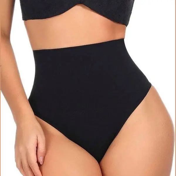 Correctie Ondergoed Shapewear - High Waist String Zwart Maat 38/40 thumbnail