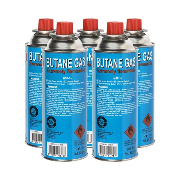 Gasbus Voor Onkruidbrander - 5 Stuks - 227 Gram Butaan - Bajonet Aansluiting thumbnail
