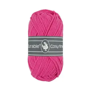 Durable Cosy Fine - Acryl En Katoen Garen - Neon Pink, Fel Roze 1786 - 5 Bollen