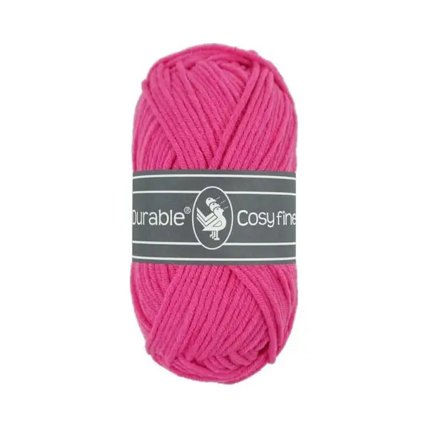 Durable Cosy Fine - Acryl En Katoen Garen - Neon Pink, Fel Roze 1786 - 5 Bollen thumbnail