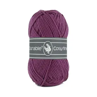 Durable Cosy Fine Plum (249) - Acryl En Katoen Garen - 5 Bollen Van 50 Gram