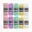 paars, roze, groen, geel , wit
