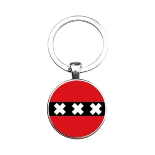 Akyol - Amsterdam Sleutelhanger - Amsterdam - De Amsterdammers - Amsterdam - 2, 5 X 2, 5 Cm