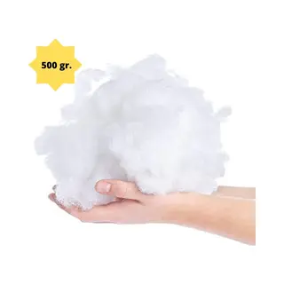 Synthetische Vulling - Kussenvulling - Knuffelvulling - 500 Gr. - Opvulmateriaal - Vulling Voor Knuffels - Vulling Voor Kussens