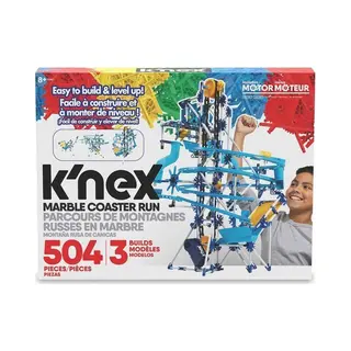 Arborescence K'nex Bouwbare Knikkerbaan Met Motor - Stem-speelgoed - 504 Onderdelen
