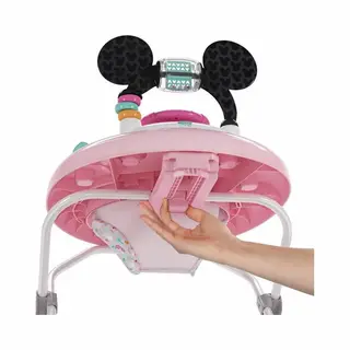 Bright Starts, Disney Baby, Minnie Forever Besties, Loopwagen En Activiteitencentrum, 2-in-1, Lichten En Muziek, In Hoogte Verstelbaar, Eenvoudig Op