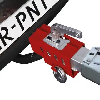 Disselslot Inclusief Discusslot - Geschikt Voor Caravan, Aanhanger Of Trailer - Rood