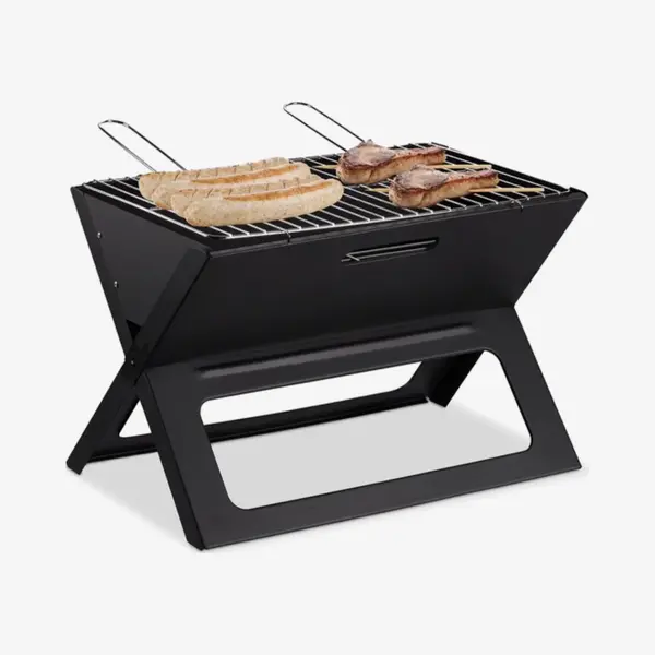 Draagbare Bbq Draagbare Opvouwbare Barbecue -Bbq-Houtskoolbarbecue thumbnail