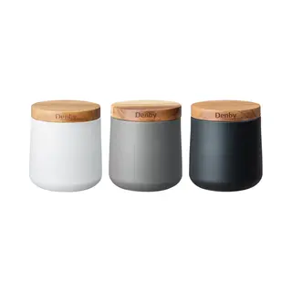 Denby Storage Canisters, Assorted Colours, Set Of 3