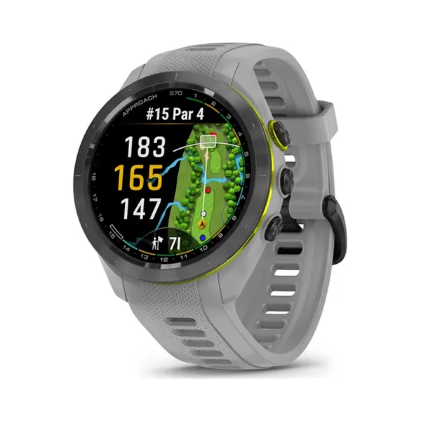 Garmin Approach S70 3.56 cm (1.4") Amoled Digital 454 x 454 pixels Touchscreen Wi-Fi Gps (satellite) thumbnail