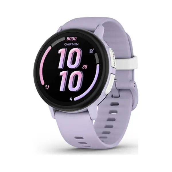 Garmin Bounce 010-03399-01 smartwatch / sport watch 3.05 cm (1.2") Amoled 43 mm Digital 390 x 390 pixels Touchscreen Purple Wi-Fi Gps (satellite) thumbnail