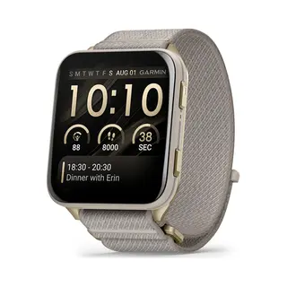 Garmin Venu X1 5,08 cm (2") Amoled Digitaal 448 x 486 Pixels Touchscreen Goud, Titanium Wifi Gps