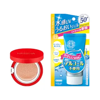 All-in-one Sets Isehan - Kiss Me Sunkiller Perfect Water Essence SPF50+ Pa++++ - 50g X Missha - Velvet Finish Cushion SPF50+ Pa+++ - 15g - 23