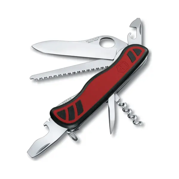 Victorinox Forester M Grip Multi-Tool-Messer Schwarz, Rot thumbnail