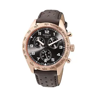 Tissot T-Sport Prs 516 Chronograph T131.617.36.082.00 Rose Gold Pvd & Grey Dial Men's Watch