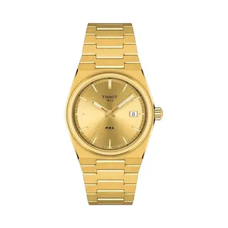 Tissot Prx 35mm Gold Pvd Unisex Watch T137.210.33.021.00