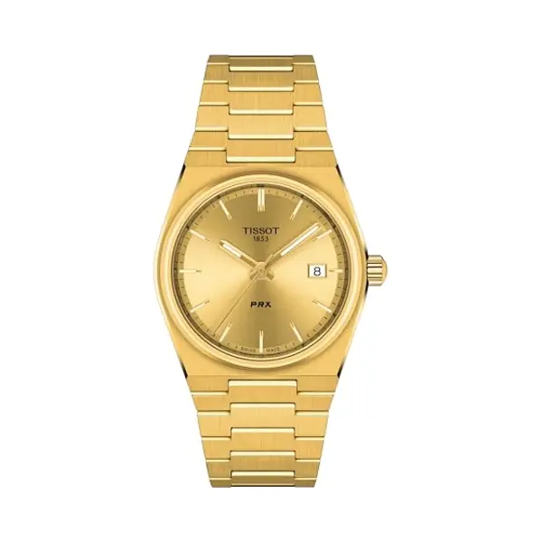 Tissot Prx 35mm Gold Pvd Unisex Watch T137.210.33.021.00 thumbnail