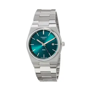 Tissot Prx Quartz 40mm Green Dial Stainless Steel Men's Watch T137.410.11.091.00