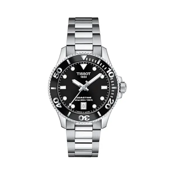 Tissot Women's Analogue Quartz Watch Seastar 1000 Swiss Made thumbnail