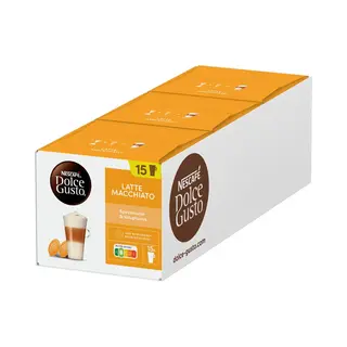 Nescafé Dolce Gusto Capsules Latte Macchiato - 90 Koffiecups Voor 45 Koppen Koffie