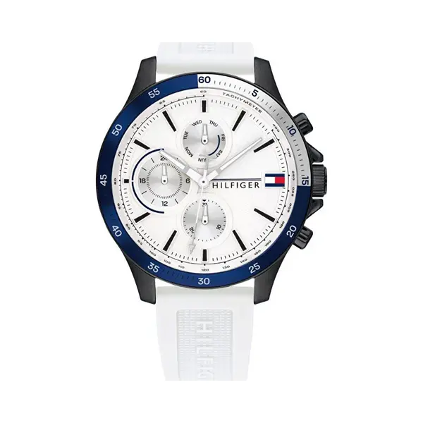 Tommy Hilfiger TH1791723 Horloge - Siliconen - Wit - Ø 46 Mm thumbnail