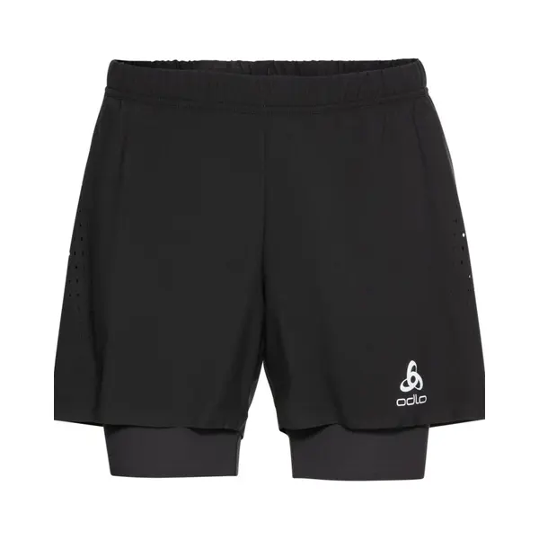 Odlo Laufhose Herren Kurz Zeroweight 5 Inch I Laufshort 2 In 1 I Sporthose thumbnail