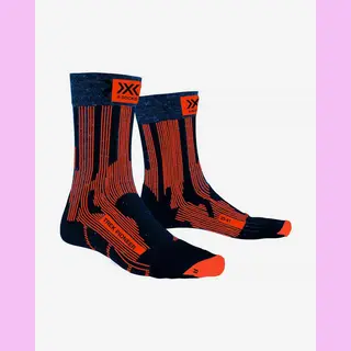 X Bionic X-Bionic Trek Pioneer Socks Navy Blue Orange Black - 35-38
