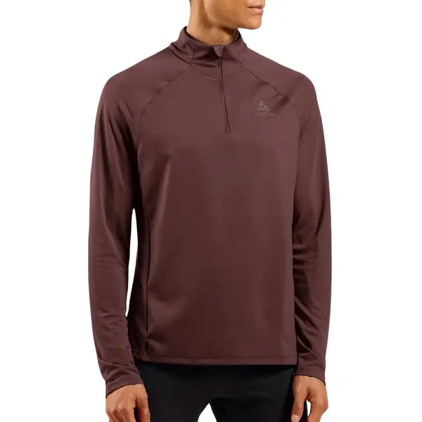 Odlo Midlayer Essential Ceramiwarm 1/2 Zip Hardloopshirt Heren - Maat Xl thumbnail