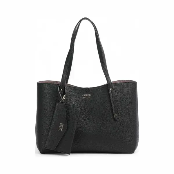 Guess Shopper Brenton Tote Black Zwart thumbnail
