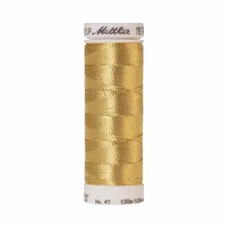 Amann Mettler Amann Metallic Garen, Goud, 100M, Col. 0500, Per Klosje.