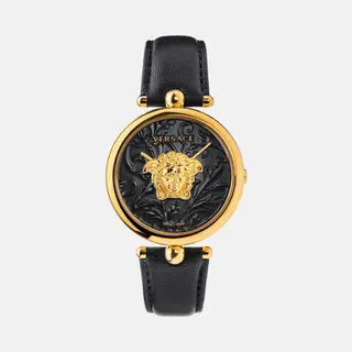 Versace Damen Armbanduhr Palazzo Empire 39 Mm Medusa Auf Dem Zifferblatt Armband Leder VECO01420