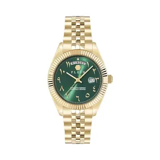 Philipp Plein Montre Analogique à Quartz Pour Homme - Date Superlative PWPNA1026 - En Acier Inoxydable