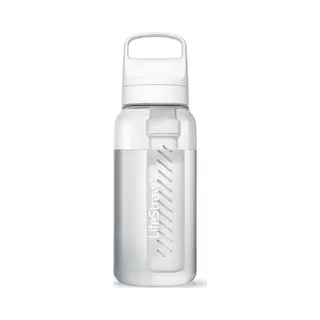 LifeStraw Go Series — Bpa-Free Water Filter Bottle For Travel And Everyday Use Removes Bacteria, Parasites And Microplastics, Improves Taste, 1L