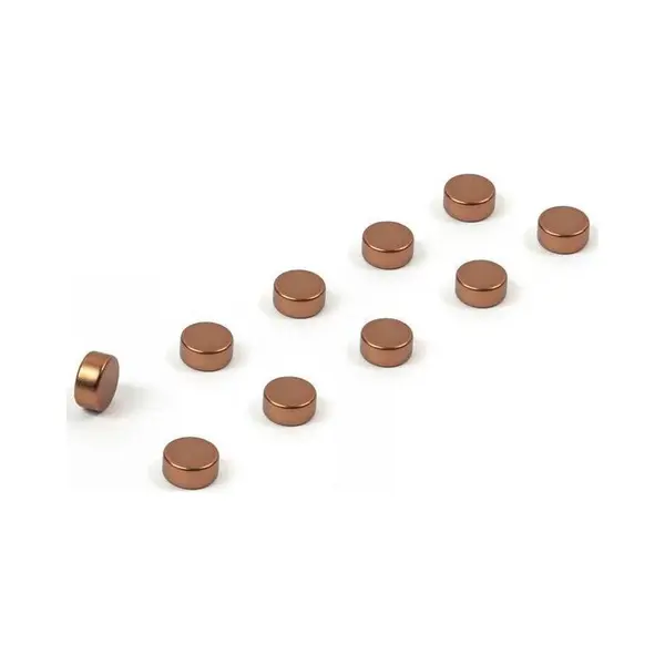 first4magnets Trendform® TF25CU Magnete Stahl 10 Stück Kupfer thumbnail