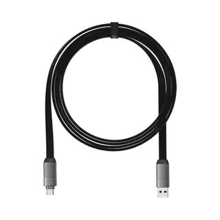 Rolling Square inCharge 6 Max Usb-kabel 1,5 m Usb A/Usb C Usb C/Micro-Usb B/Lightning Zwart
