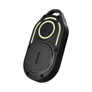 Rolling Square AirNotch Pro Bluetooth Tracker - Find My - Ultraluid 120 Db Alarm - IP68 Waterdicht - Vervangbare Batterij 20 Mnd - Zwart
