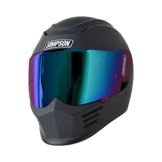 Simpson ECE22.06 Speed Matt Zwart Integraalhelm - Maat Xxl - Helm
