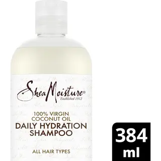 Shea Moisture 100% Virgin Coconut Oil Shampoo 384Ml In Clear