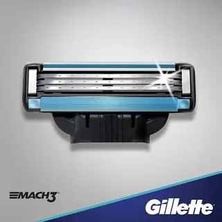 Gillette Mach 3 scheermesje 4 stuk(s) Mannen