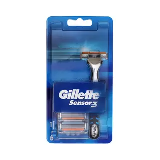 Techtrusty Gillette Sensor 3 Homme Scheermes Met 6 Navullingen