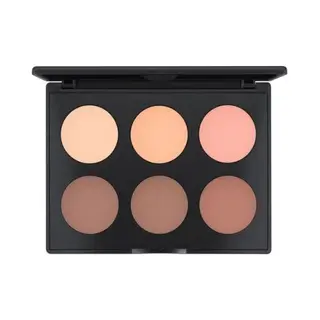 Mac Cosmetics, Highlighter + Bronzer, Studio Fix Sculpt & Shape Contour Palette (Licht/Middelmatig, Bronzer, Markeerstift)