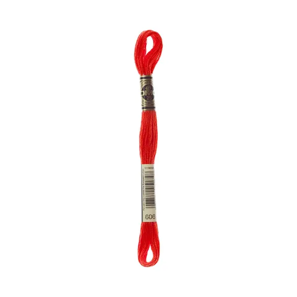 Dmc 6-Strand Embroidery Cotton 8.7yd-Bright Orange Red thumbnail