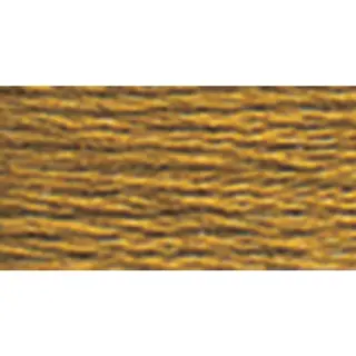 Dmc 117-167 Mouline Stranded Cotton Six Strand Embroidery Floss Thread, Dark Yellow Beige, 8.7-Yard