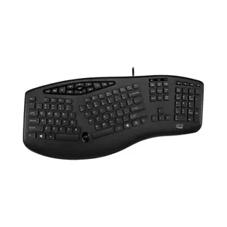 Adesso TruForm Media 160 toetsenbord Kantoor Usb Qwerty Amerikaans Engels Zwart