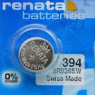 Renata 394 / SR936SW Zilveroxide Knoopcel Horl. Batterij 10 Pack