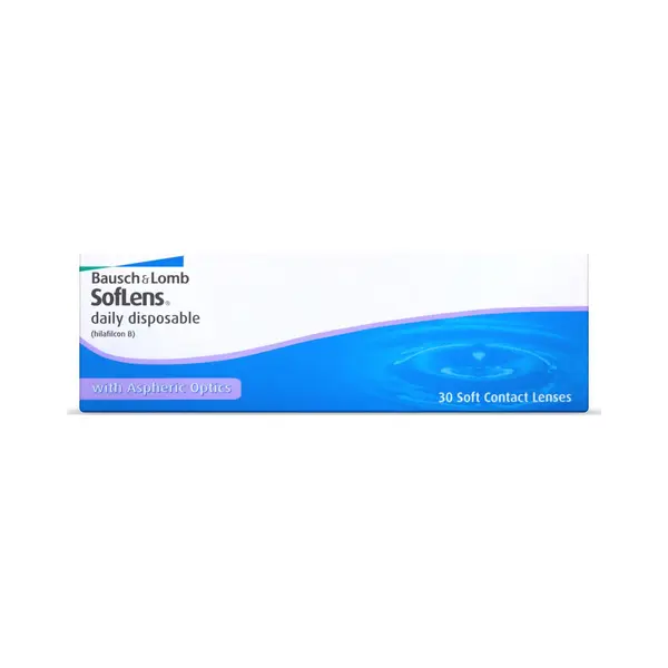 Bausch + Lomb SofLens Daily Disposable Tageslinsen, Sphärische Kontaktlinsen, Weich, 30 Stück Bc 8.6 Mm / Dia 14.2 / -1.25 Dioptrien thumbnail
