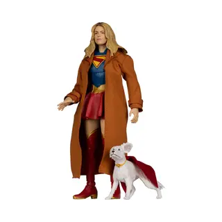 McFarlane Toys Dc Multiverse - Actiefiguur - Supergirl & Krypto (Supergirl Movie) Gold Label Deluxe Theatrical Edition 18 Cm
