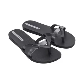 Ipanema Kirei Fem, Flip Flops Women, One Size, Black Silver, 8.5/9 Uk