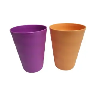 Tupperware Drinkbekers Set 2 Wave 330ml Oranje + Paars