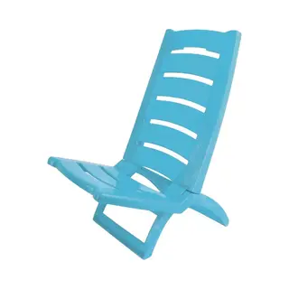 Basic Opklapbare Strandstoel 37x79 Cm Azure